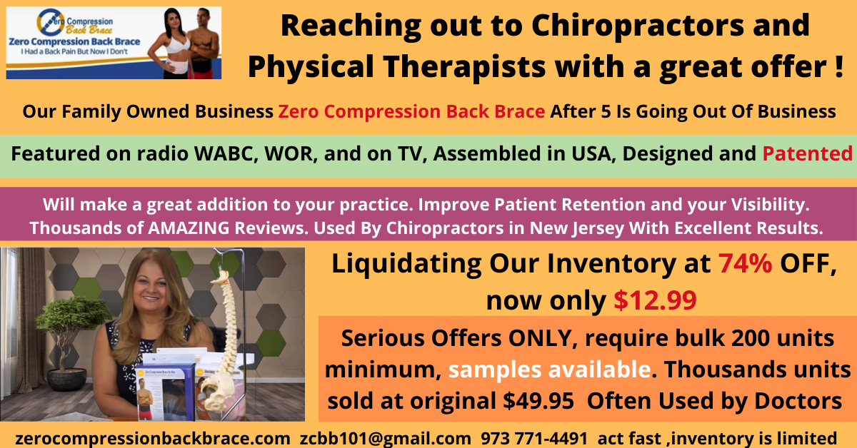 Ad by zerocompressionbackbrace.com