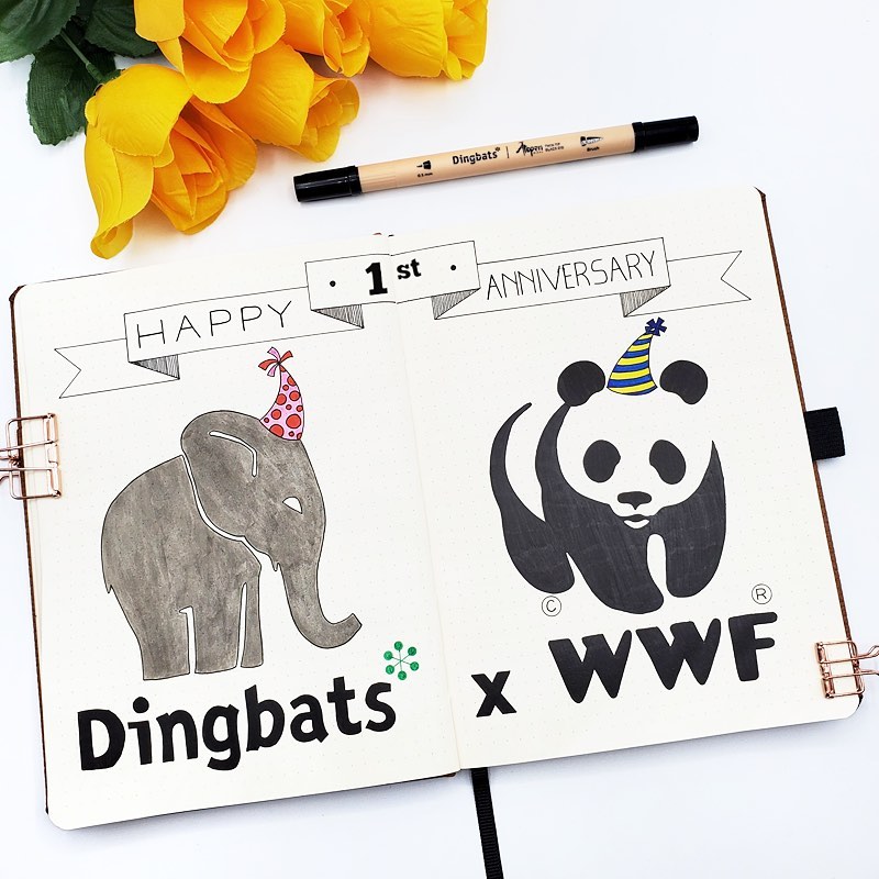 Ad by dingbats-notebooks.com