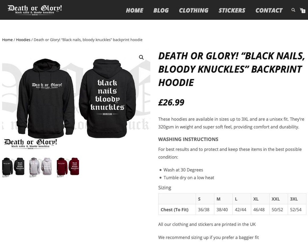 Ad by deathorglory.co